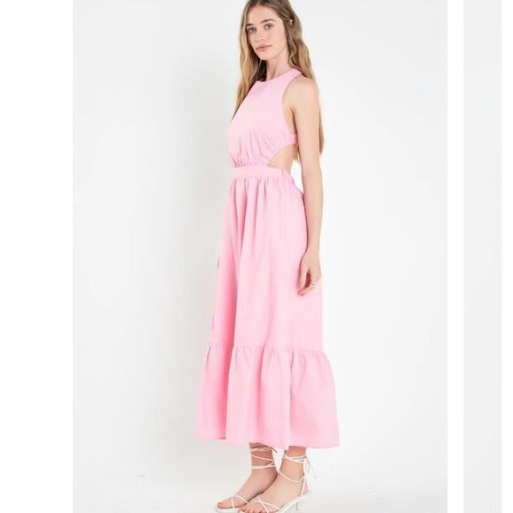 English Factory Pink Dress M - Picture 1 of 5